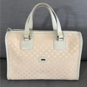 Vintage Pierre Cardin monogram Canvas Doctor Bag
